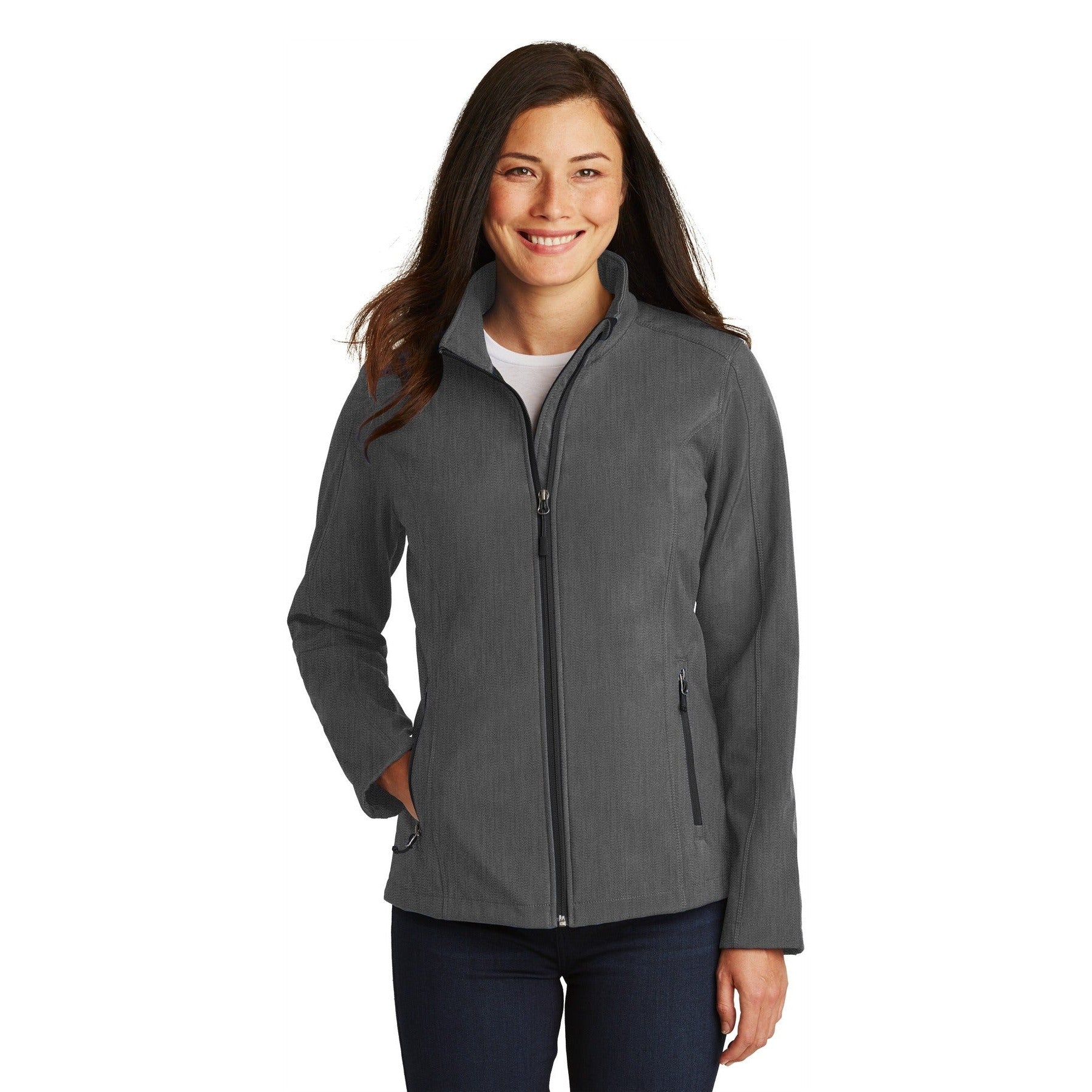 Port Authority-Port Authority® Women's Core Soft Shell Jacket. L317-MedTech-3